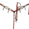 Medium Oil Cowhide Inlay One Ear Headstall Set