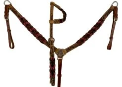 Pink Miracle Braid One Ear Headstall Set
