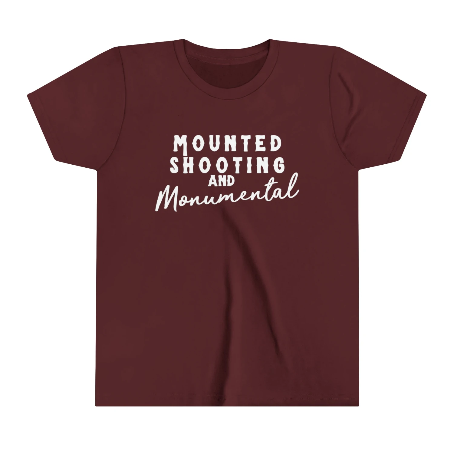 Mounted Shooting & Monumental Youth Short Sleeve Tee - Image 3