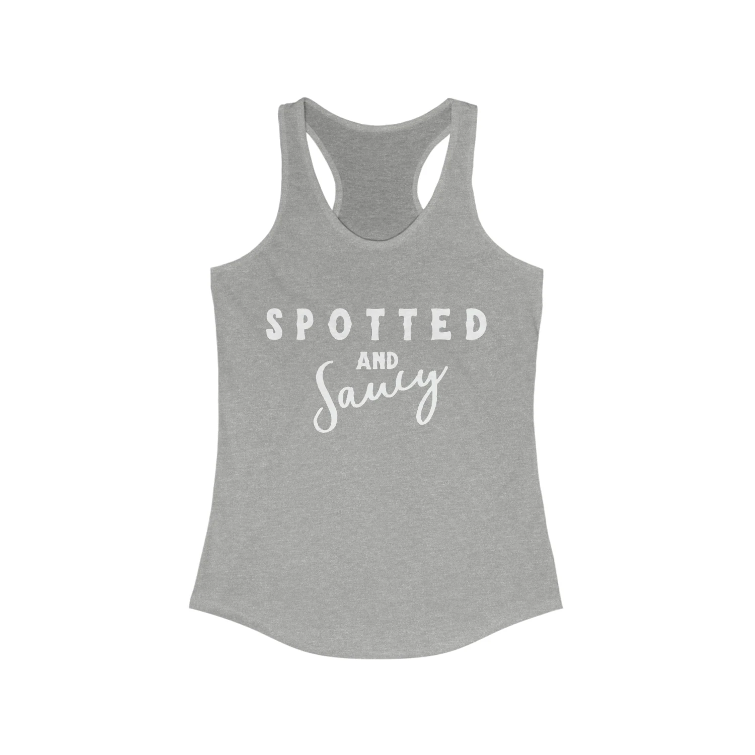 Spotted & Saucy Racerback Tank - Image 11