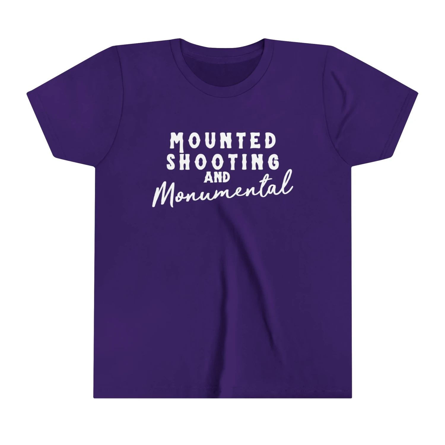 Mounted Shooting & Monumental Youth Short Sleeve Tee - Image 9