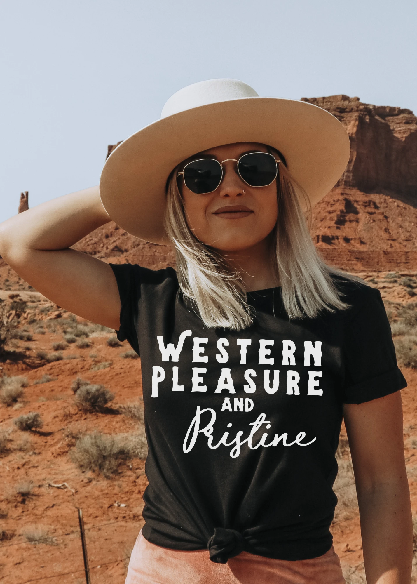 Western Pleasure & Prisitine Short Sleeve Tee