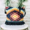 Colorful Aztec Crossbody Handbag