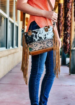 Concealed Carry Ailee Cowhide Handbag