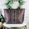 Concealed Carry Coffee Southwest Aztec Tote Handbag
