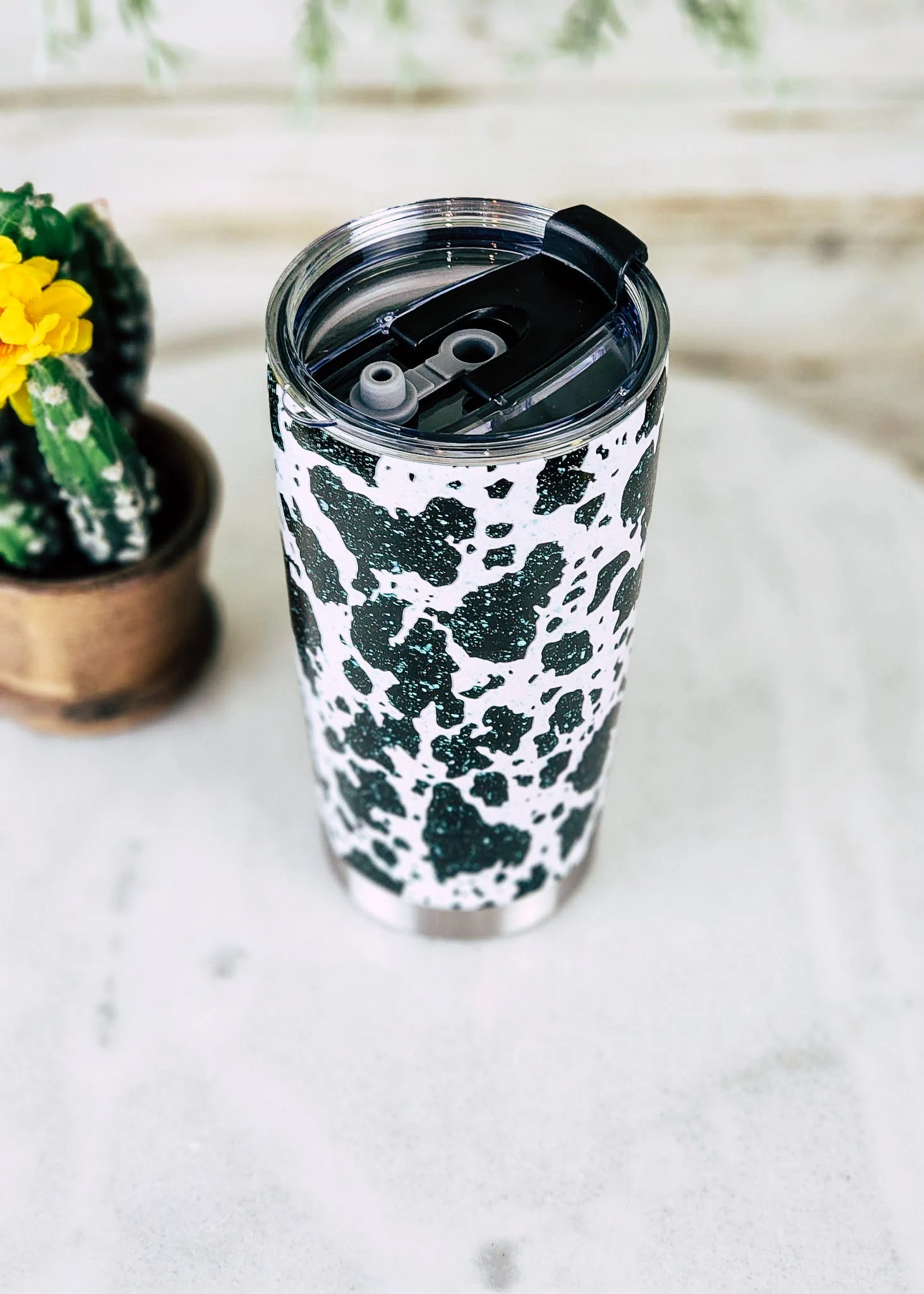 Cowhide Stainless Steel 20oz Tumbler - Image 2