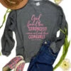 Dark Grey Strongest Women Sweatshirt