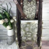 Diva Leopard Fringe Crossbody Handbag