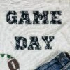 Heather Natural Game Day Short Sleeve Graphic Tee