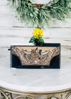 Highland Cow Cowhide Wallet