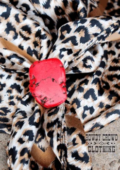 Red Rock Scarf Slide/ Ring / Tee Clip