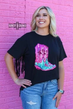 Bootitude Fringe Tee