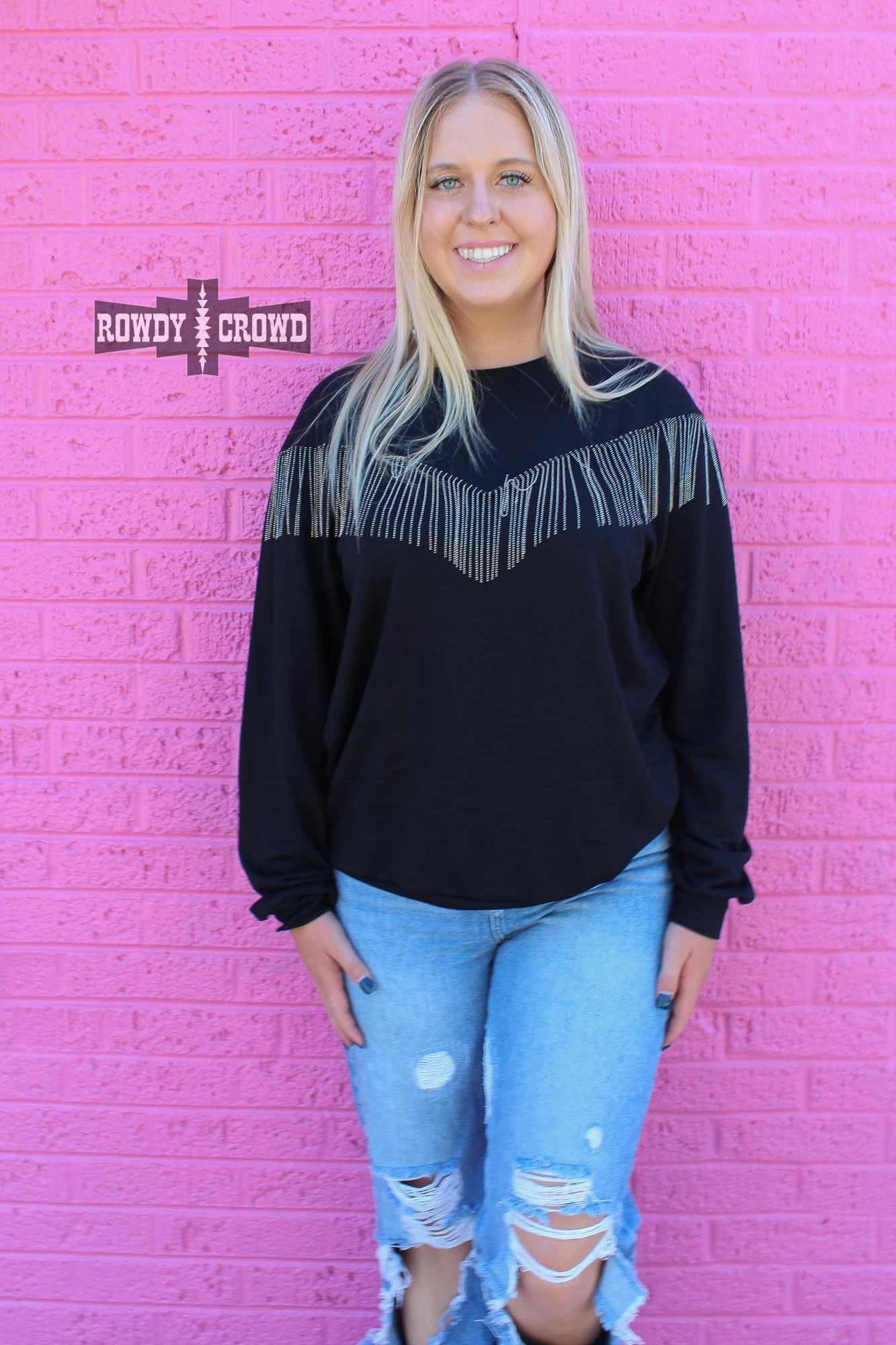 Rhinestone Cowgirl Sweater - Image 5