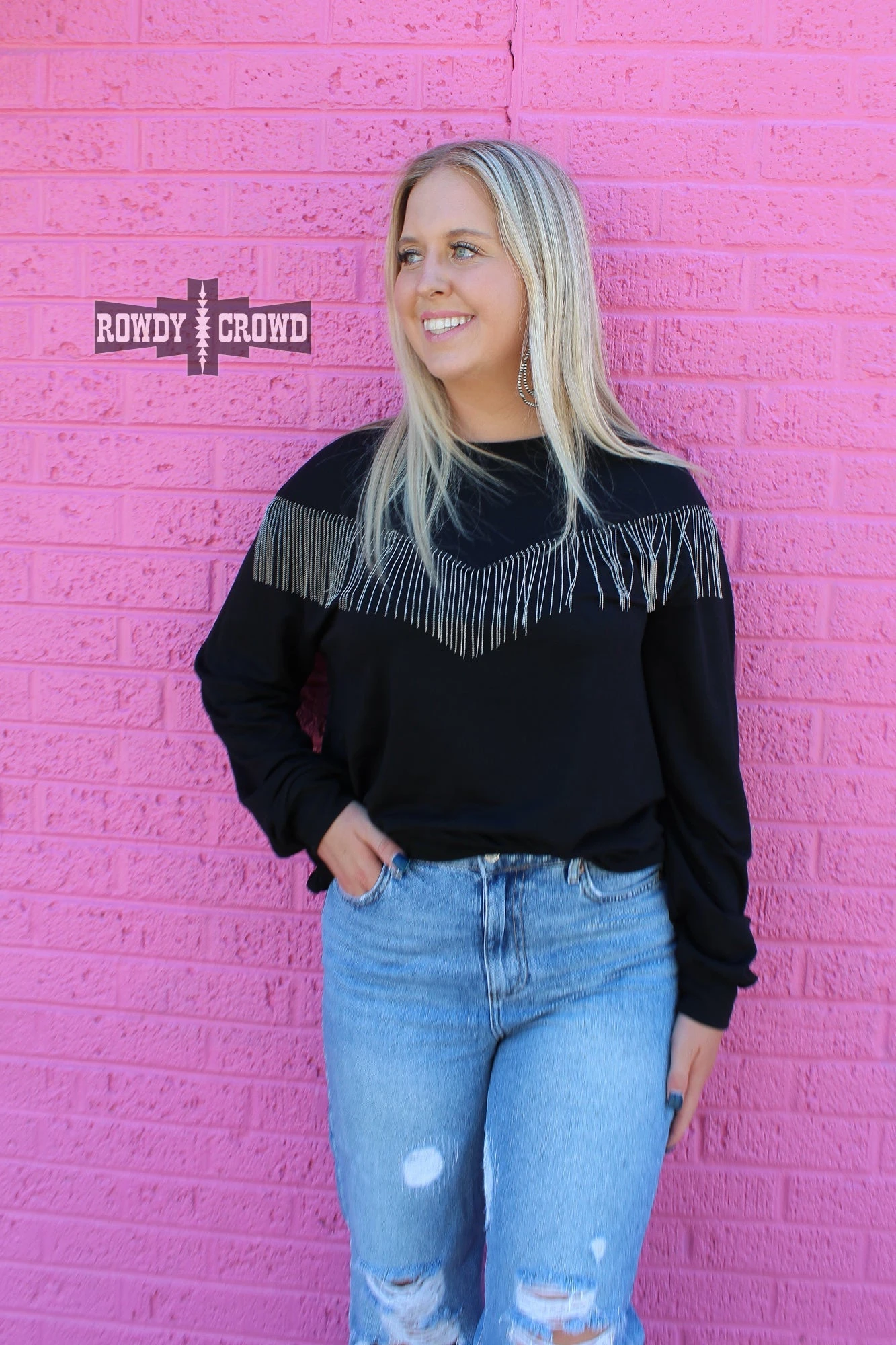 Rhinestone Cowgirl Sweater - Image 4