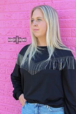 Rhinestone Cowgirl Sweater