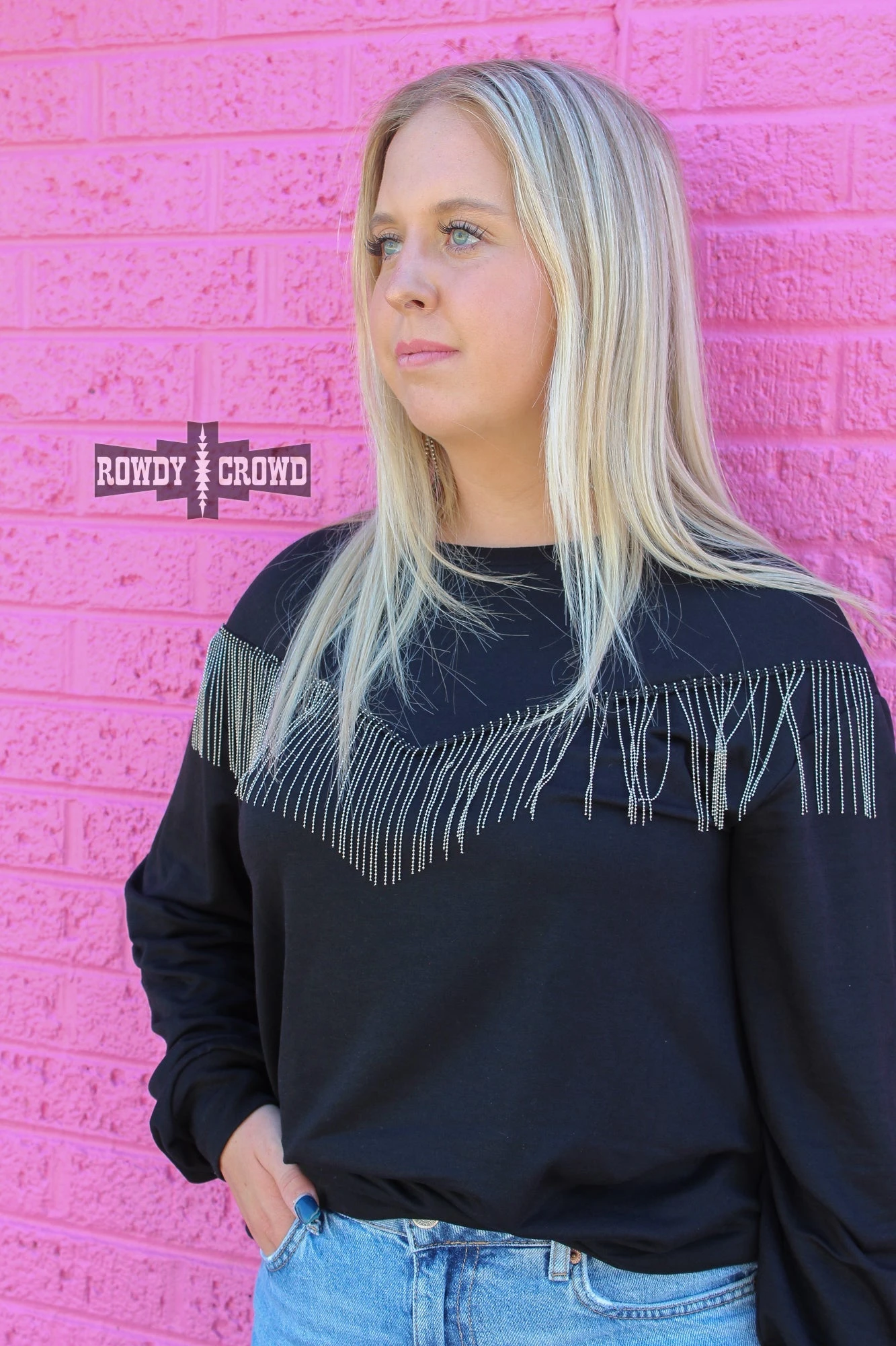 Rhinestone Cowgirl Sweater