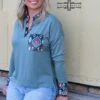 Llano Estacado Long Sleeve Top