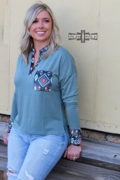 Llano Estacado Long Sleeve Top