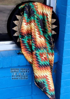 Autumn Aztec Wild Rag