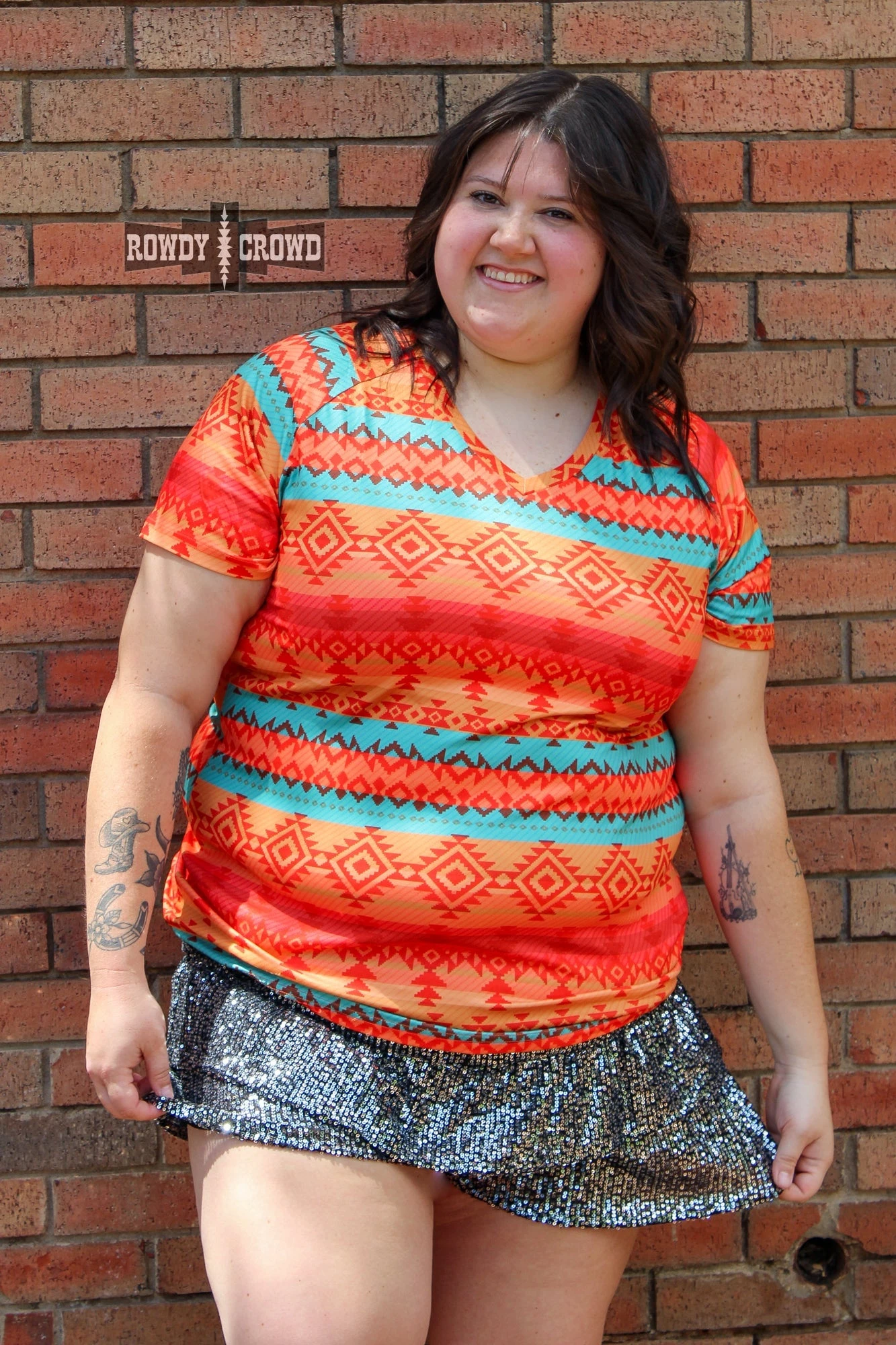 BLACK- Ruffles & Rust Shorts - Image 4