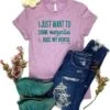 Lilac Drink Margaritas & Ride My Horse Short Sleeve Tee