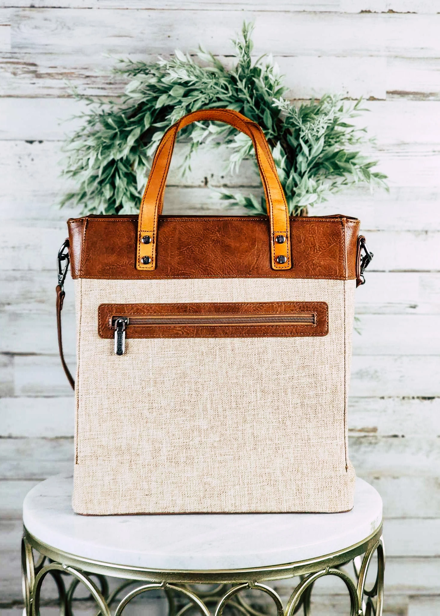 Mallory Aztec Tote/Crossbody Handbag - Image 3