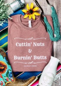 Mauve CN & BB Short Sleeve Graphic Tee