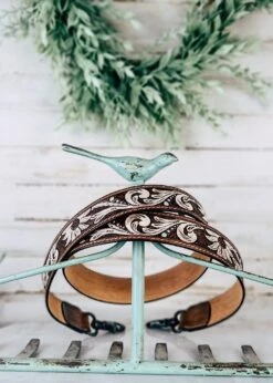 Neutral Sunflower & Filigree Purse Strap