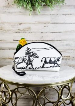 Ranch Roper Zip Cosmetic Bag