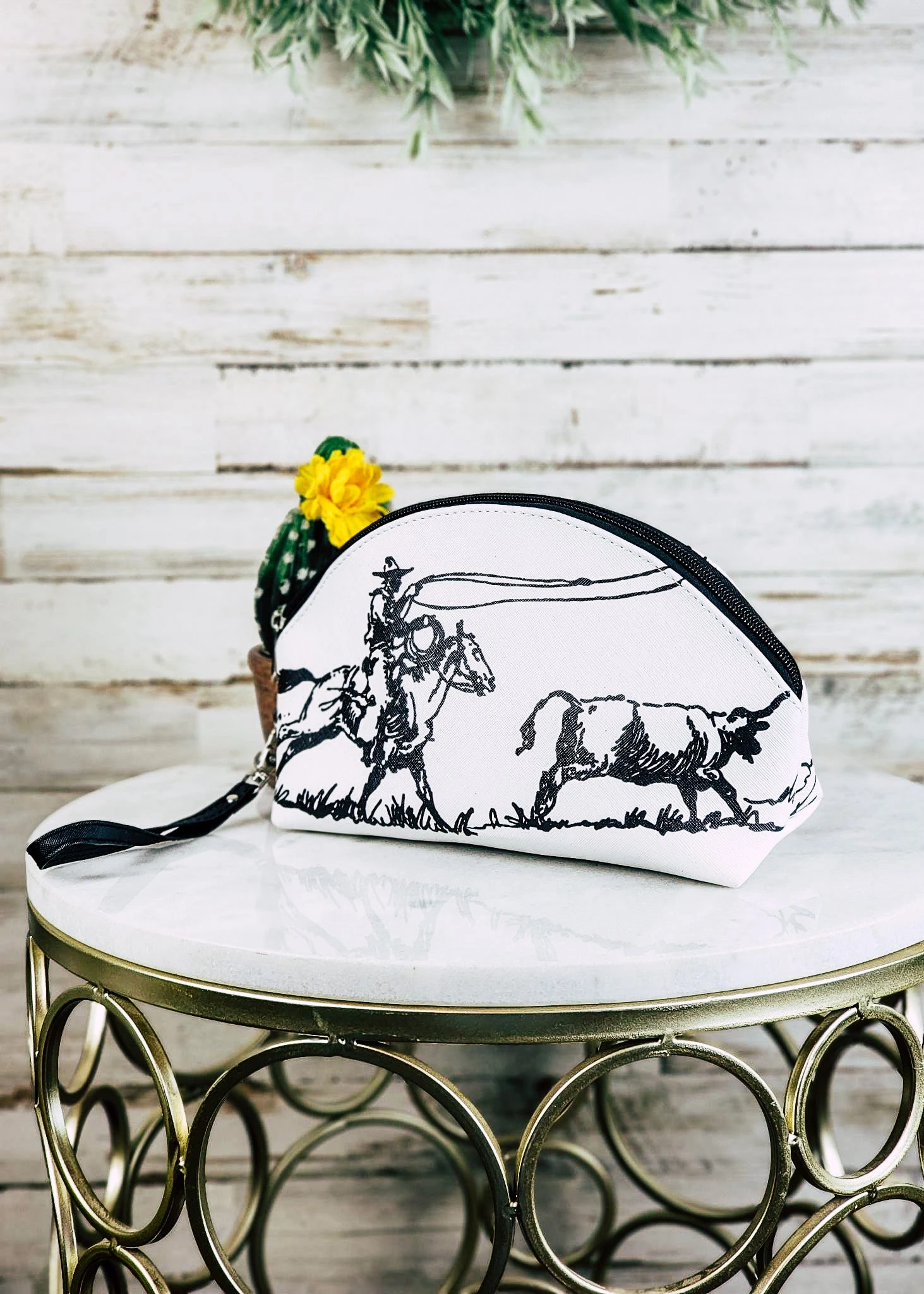 Ranch Roper Zip Cosmetic Bag - Image 2