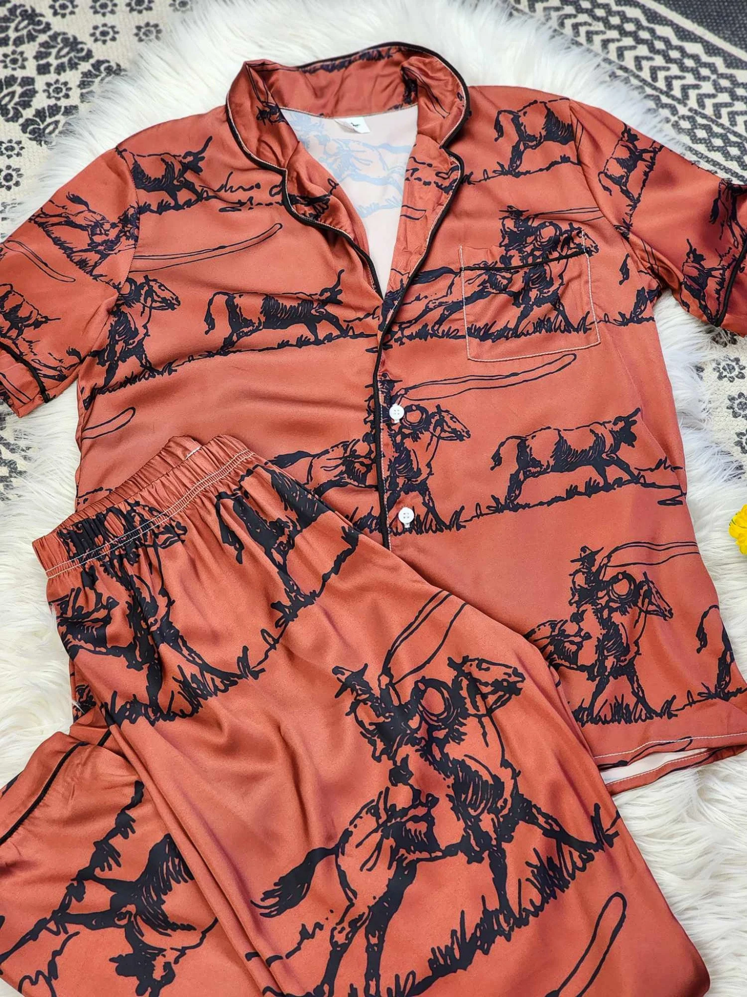 Rust Ranch Roper Pajama Set - Image 6