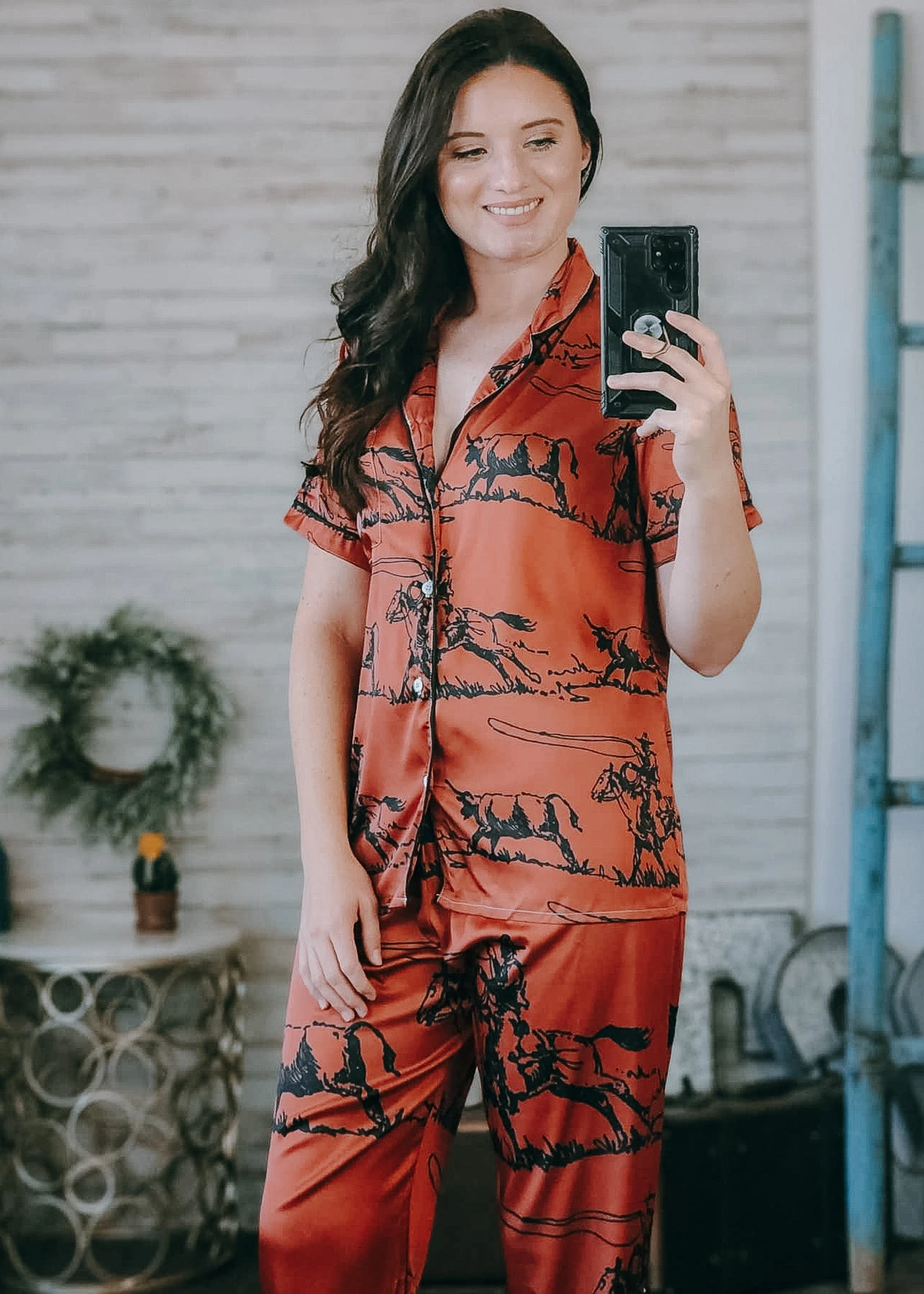 Rust Ranch Roper Pajama Set - Image 4