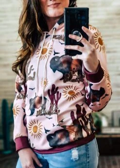 Southwestern Buffalo Hoodie