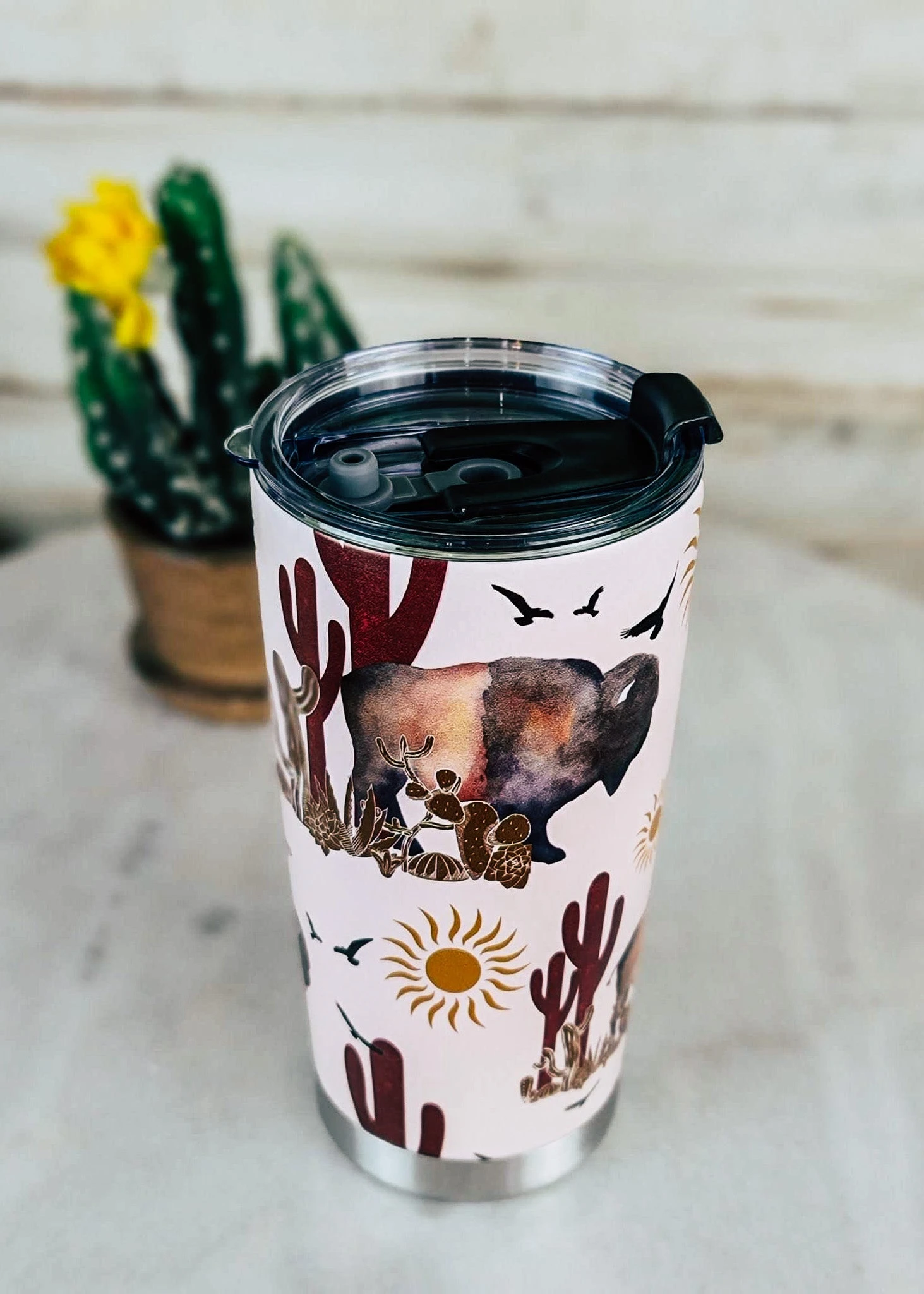 Southwestern Buffalo Tumbler - Image 2