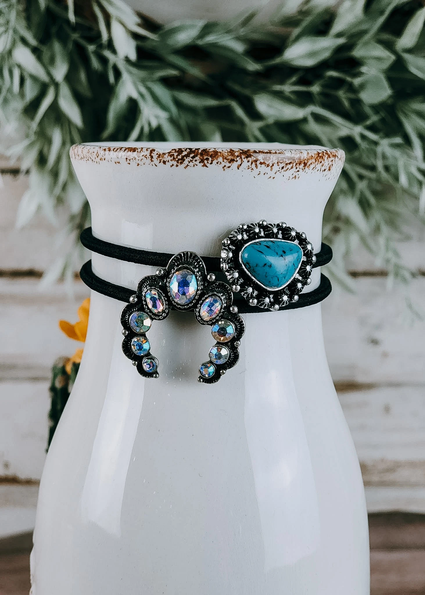 Squash Blossom Hair Tie Set