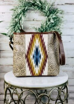 Sunbeam Aztec Crossbody Handbag
