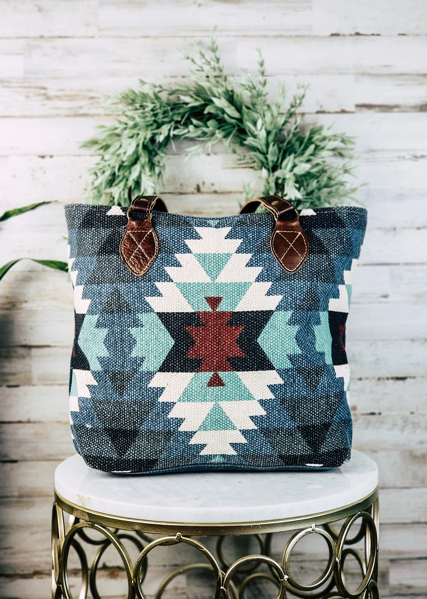 Tobiano Aztec Tote Handbag