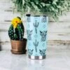 Turquoise Highland Cow 20oz Tumbler