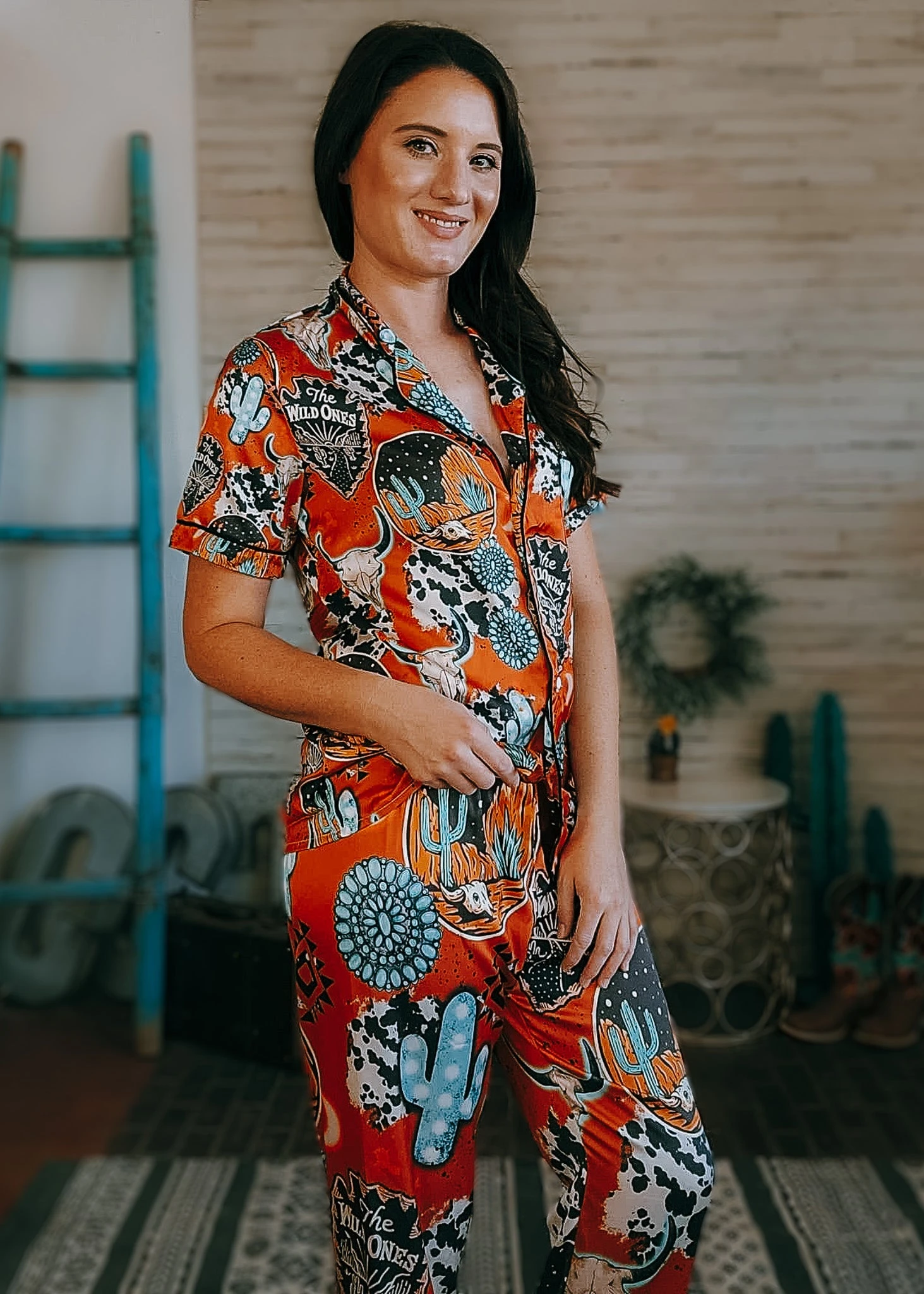 Wild Ones Western Silky Pajamas - Image 2