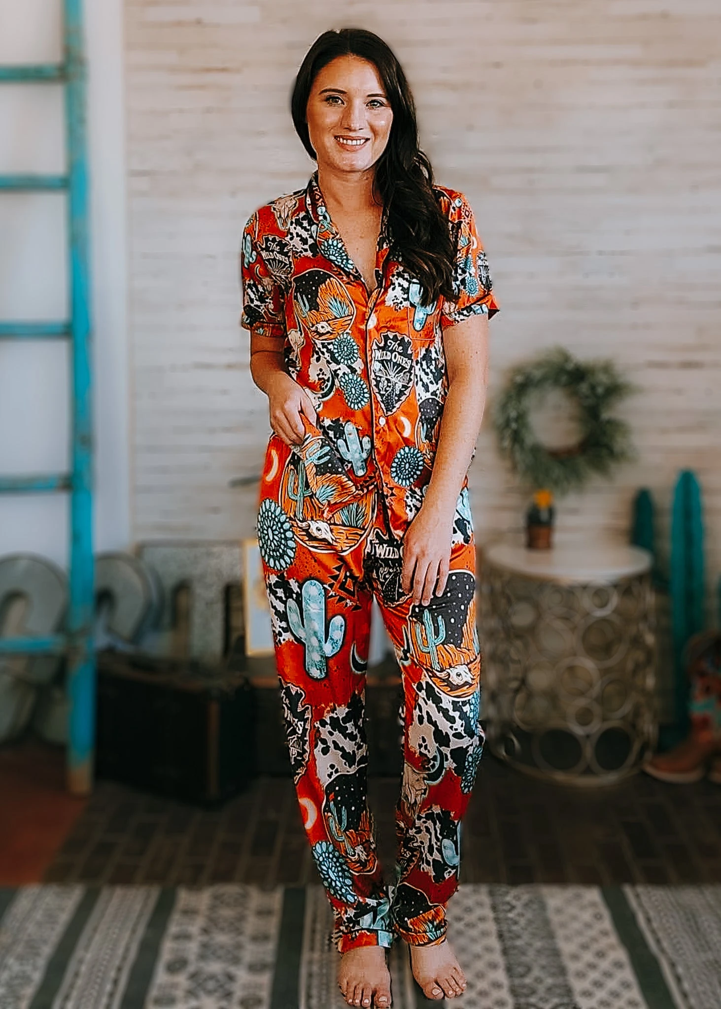 Wild Ones Western Silky Pajamas - Image 3