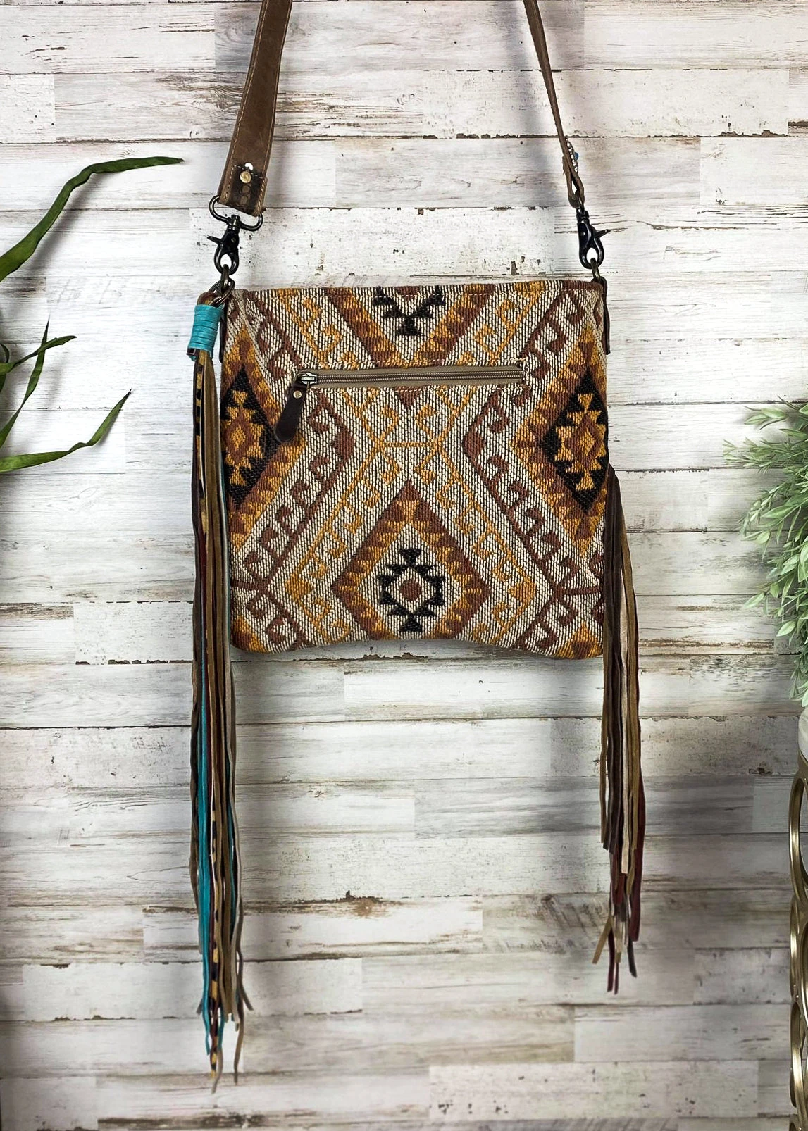 Wild West Aztec Fringe Crossbody - Image 5