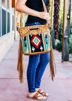 Bandelier Aztec Fringe Handbag
