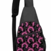 Pink Squash Blossom Sling Bag