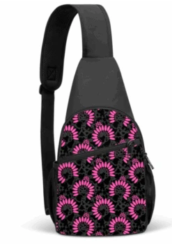 Pink Squash Blossom Sling Bag