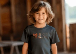 Western Love Youth Short Sleeve Tee