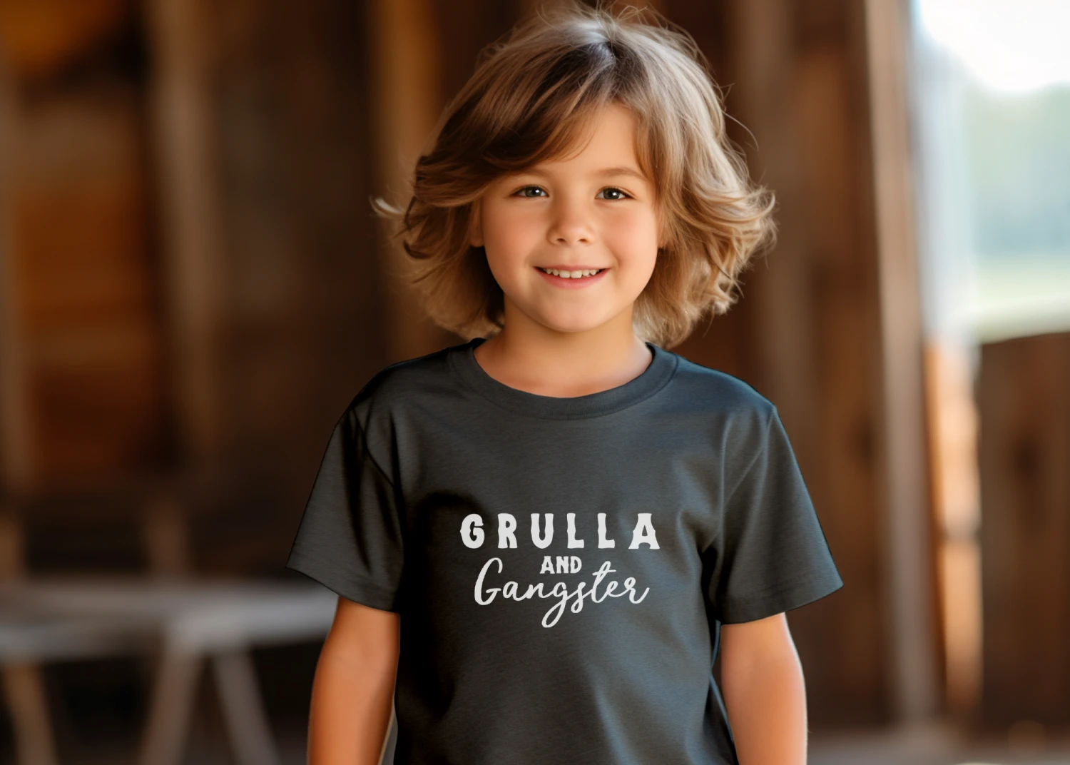 Grulla & Gangster Youth Short Sleeve Tee