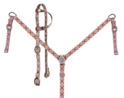 Aztec Nylon Headstall Set