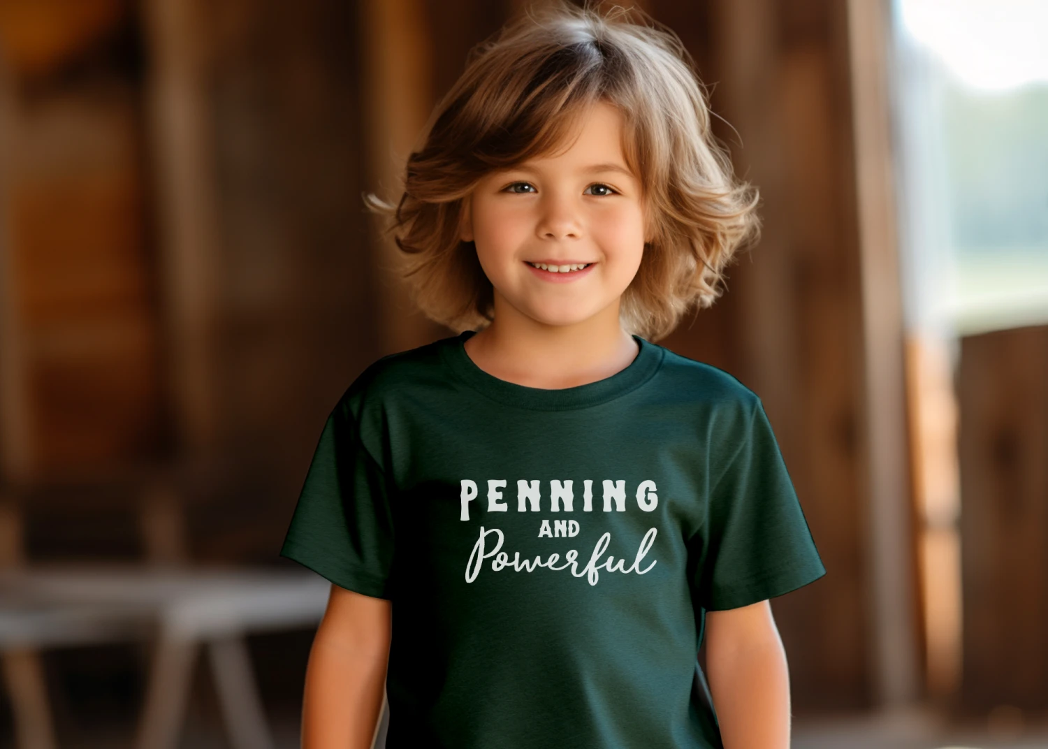 Penning & Powerful Youth Short Sleeve Tee