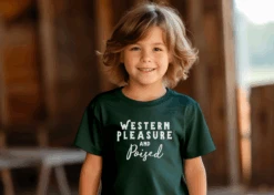 Western Pleasure & Poised Youth Short Sleeve Tee