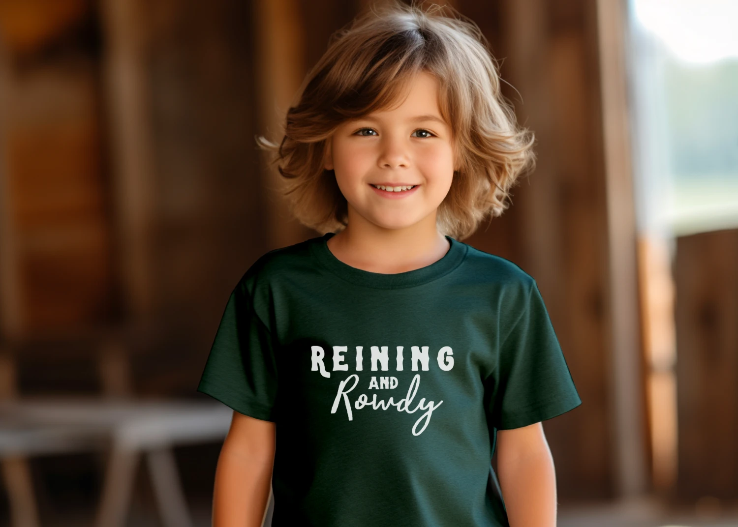 Reining & Rowdy Youth Short Sleeve Tee
